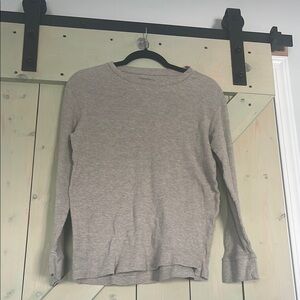 Jachs Heather Gray Waffle Knit Shirt